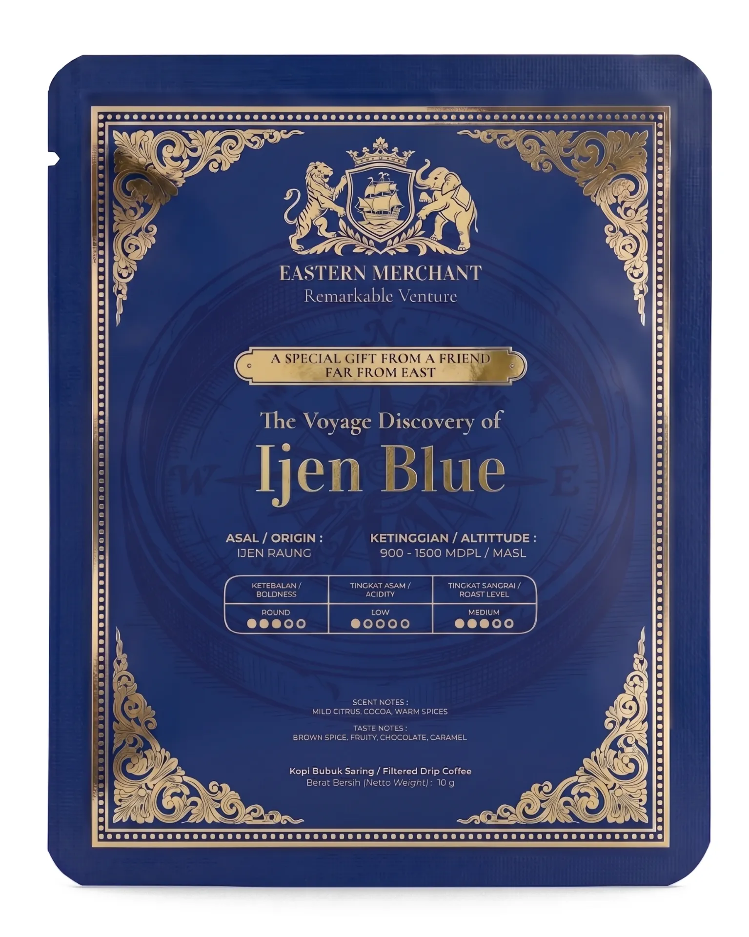 Ijen Blue (Filtered Drip Coffee, 5 Sachets)