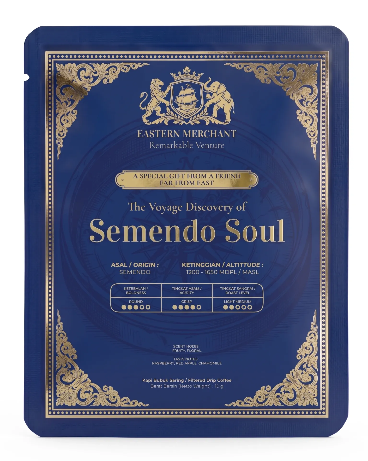 Semendo Soul (Filtered Drip Coffee, 5 Sachets)