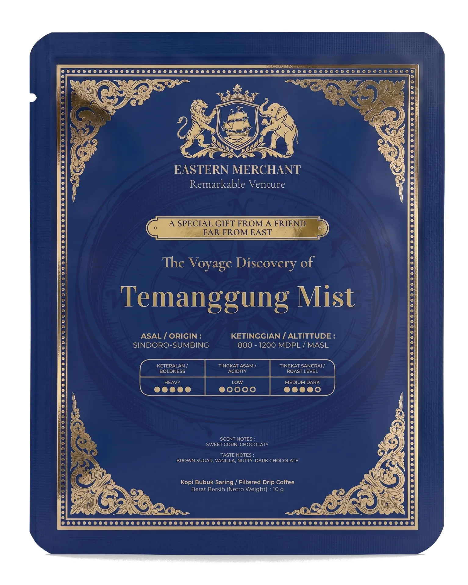 Temanggung Mist (Filtered Drip Coffee, 5 Sachets)