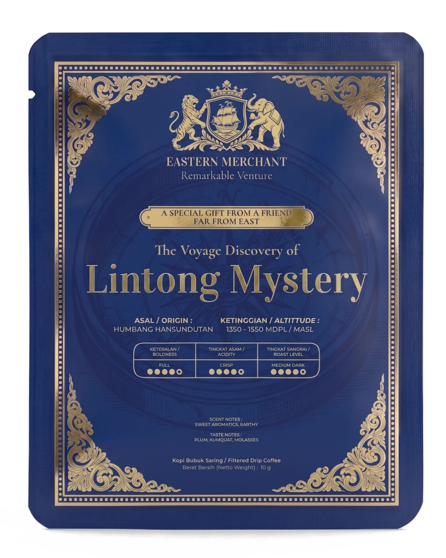 Lintong Mystery (Filtered Drip Coffee, 5 Sachets)